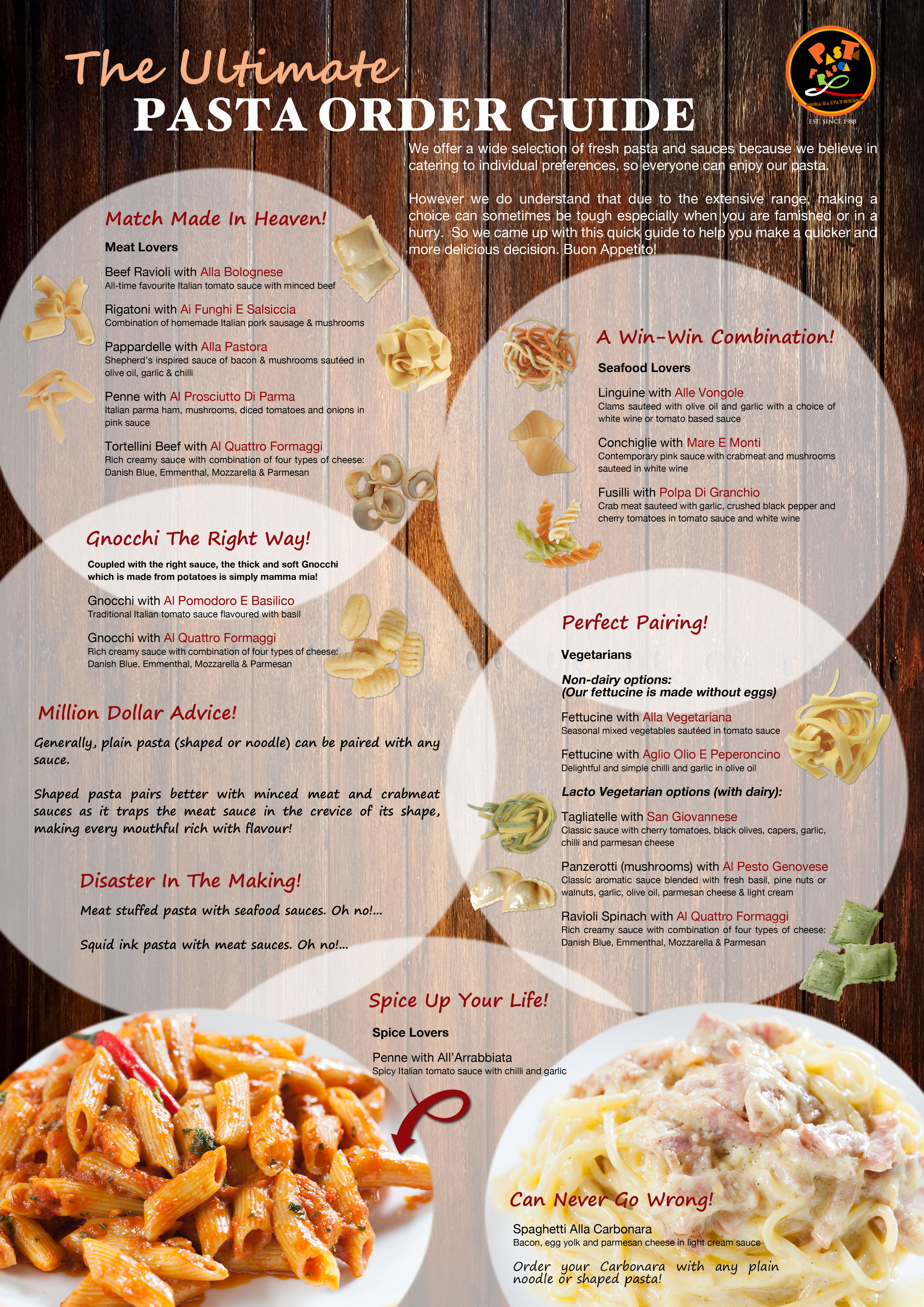Pasta Restaurant in Singapore | Best Carbonara & Ravioli in Singapore